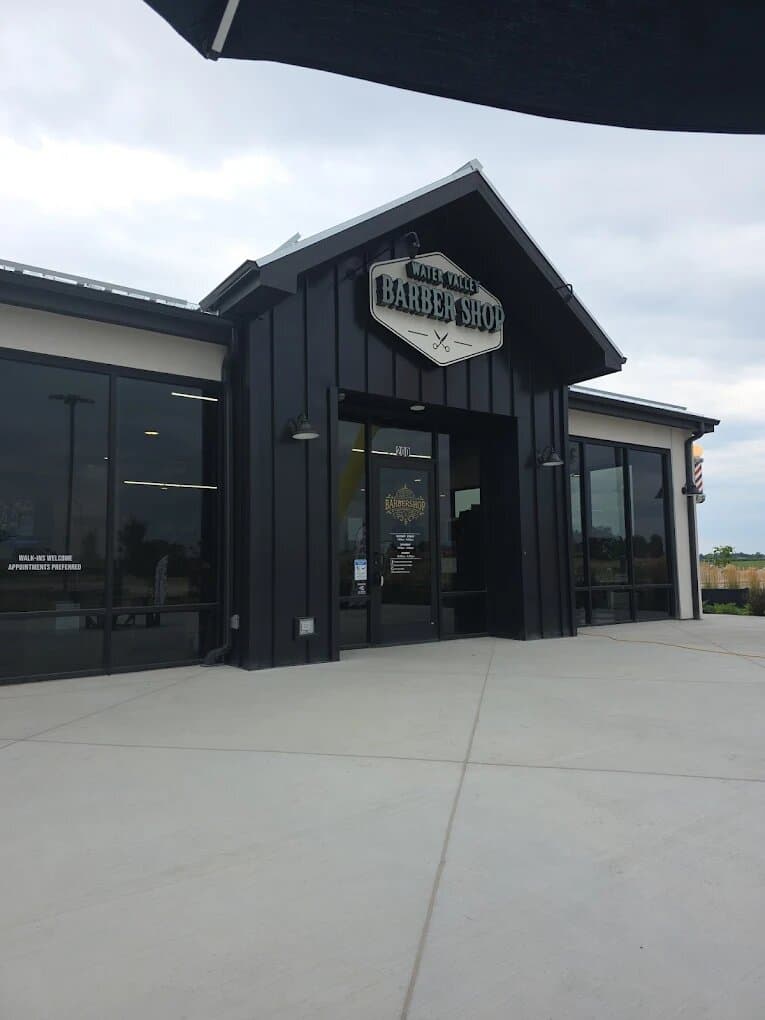 Water Valley Barbershop storefront in Windsor, Colorado